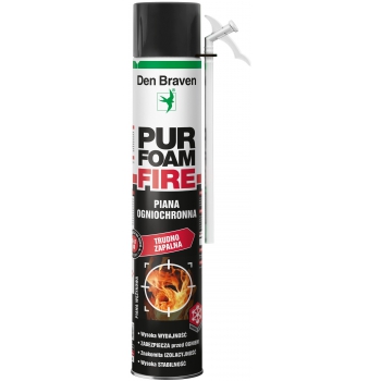 Den Braven PUR FOAM FIRE B1 DBS-9802 PUR - pianka ognioochronna wężykowa